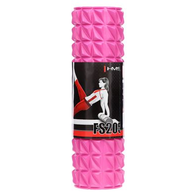 Massagerolle HMS FS205 45 cm Faszienrolle EVA Noppenstruktur rosa