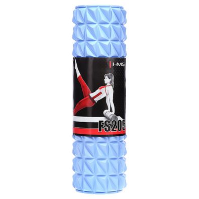 Faszienrolle HMS FS205 45 cm Massagerolle mit Noppen EVA blau bis 150 kg