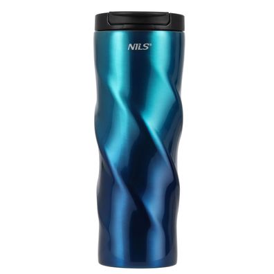 Thermobecher NILS Camp NCB21 500 ml doppelwandig Edelstahl blau