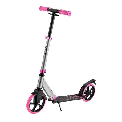 Tretroller NILS Extreme HM127 klappbar, 200 mm Räder, Aluminium, rosa