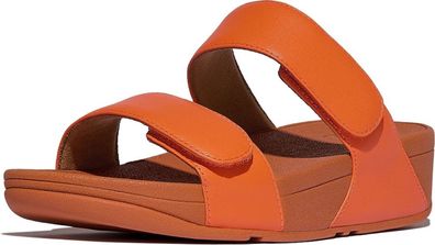 FitFlop Damen Sandalen Lulu Adjustable Leather Slides FV6