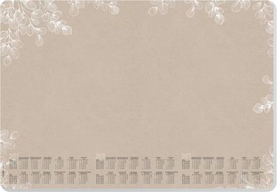 SIGEL H7316 Papier-Schreibtischunterlage DIN A2 Kalender 2027-2029 30 Blatt