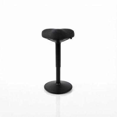 JAN NOWAK Balancehocker, Bürostuhl, drehbarer Arbeitsstuhl für Schreibtisch, schwarz