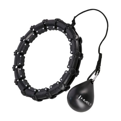 Hula-Hoop-Reifen HMS HHW11 Plus Size verstellbar 60-126 cm mit Schwerkraftball