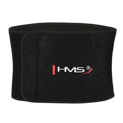 Bauchweggürtel HMS BR163 Plus Size Neopren schwarz 130 x 20 cm Klettverschluss