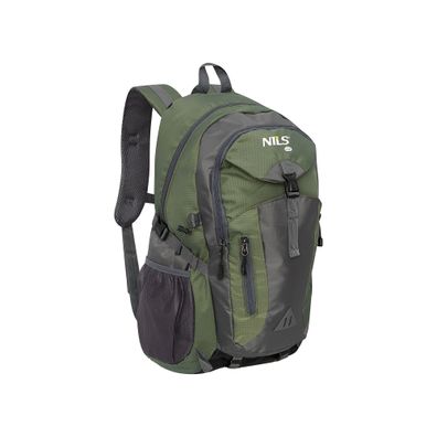 Trekking-Rucksack NILS CAMP Treeline 40 L Dunkelgrün mit Brustgurt und Belüftung