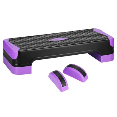 Steppbrett HMS AS008M Aerobic Stepper höhenverstellbar 10/15 cm mit Balance-Pads