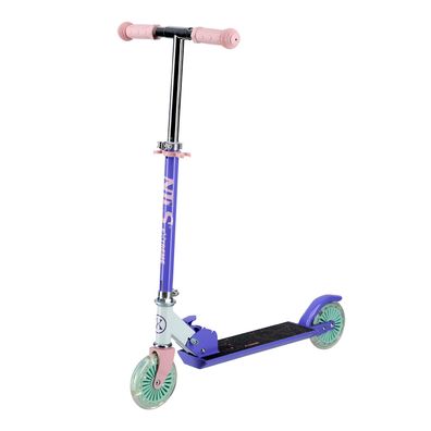 Kinderroller NILS Extreme HD120L klappbar LED-Räder 120 mm violett