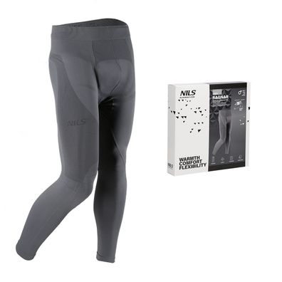 Thermohose NILS Ragnar Herren Gr. 2XL/3XL grau nahtlos atmungsaktiv