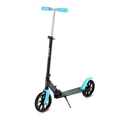 Scooter NILS Extreme HM1302 Cityroller klappbar 200 mm Raeder bis 100 kg schwarz