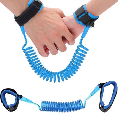 Handgelenk Sicherheitsleine ISO TRADE blau 43-165 cm verstellbar mit Klettverschluss