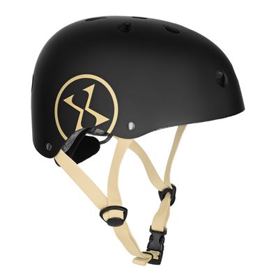 Fahrradhelm NILS Extreme MTW001-1 Gr. S 52-56 cm schwarz-beige Out-Mold