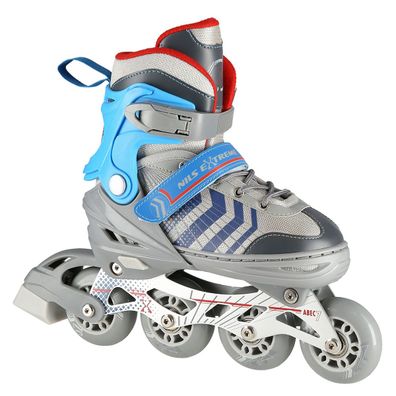 Inline Skates NILS Extreme NH18192 4in1 Gr. 34-38 verstellbar mit Eishockeykufe
