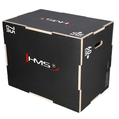Plyo Box HMS DSC02 Sprungkasten Sperrholz 3 Hoehen 75x60x50 cm bis 300 kg