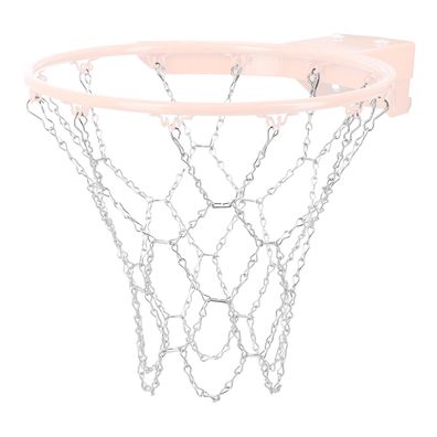 Basketballnetz NILS SDKR6 Kettennetz aus Stahl 12 Haken fuer Korbring 45 cm