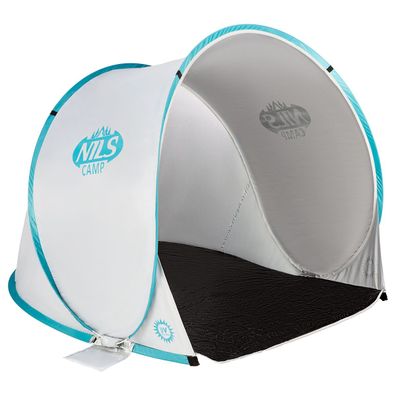 Strandzelt NILS CAMP NC3173 Pop Up selbstaufbauend UV-Schutz 30 SPF 140x110x110 cm