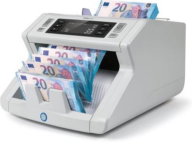 Safescan 2210 (G2) - Zählmaschine für sortierte Scheine, mit doppeltem Scheck auf Fal