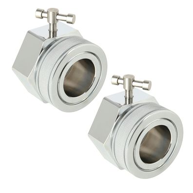 Hantelverschlüsse HMS ZG1600 Olympia 50 mm Stahl poliert 2er Set je 2,5 kg
