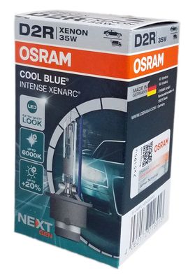 D2R OSRAM COOL BLUE Intense Next Gen 6000K Xenon Brenner