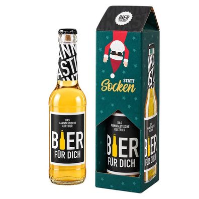 Weihnachtsbier "statt Socken"