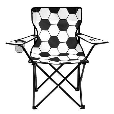 Klappstuhl NILS CAMP NC3303 Campingstuhl Fußball-Design Getränkehalter bis 120 kg