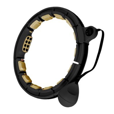 Hula Hoop Reifen HMS HHM13 mit Magneten, Gewicht und Zähler, schwarz/gold