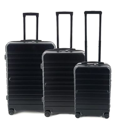 JSA 3er Reisetrolleyset schwarz, RABS 45610