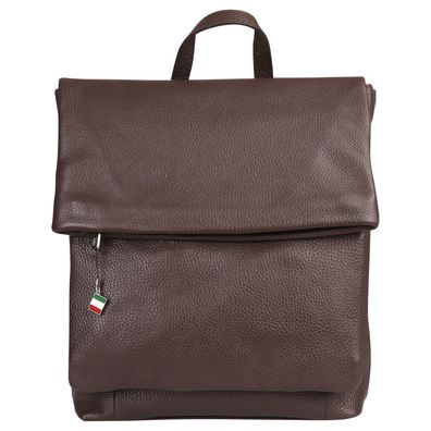 Florence Rucksack Damen Echtleder Cityrucksack dunkelbraun ORF102N6