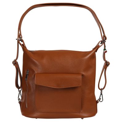 Florence Rucksack Damen Echtleder Tasche/Rucksack braun ORF103C4