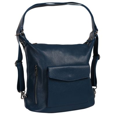 Florence Rucksack Damen Echtleder Tasche/Rucksack petrolblau ORF103T6