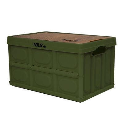 Campingbox NILS CAMP NCB4007 faltbar mit Tischplatte 9 L Grün