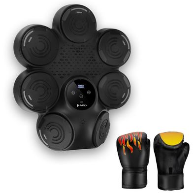 Elektronisches Boxpad HMS TB30 mit Bluetooth, Musik und Boxhandschuhen