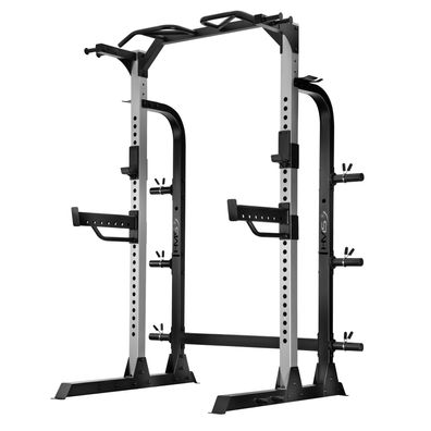 Half Rack HMS Fitness KLT5432 Stahl Klimmzugstange Sicherheitsablagen 223 cm