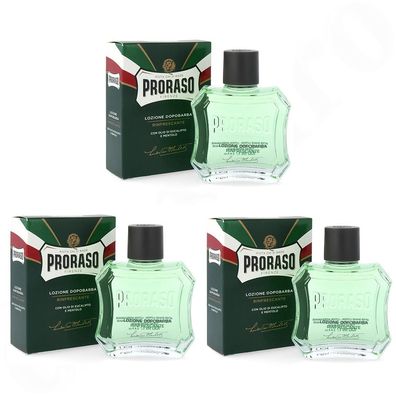 Proraso After Shave Lozione dopobarba rinfrescante 3x 100 ml