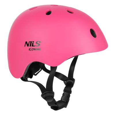 Skaterhelm NILS Extreme MT301 Rosa Größe XS 48-52 cm In-Mold 11 Lüftungen