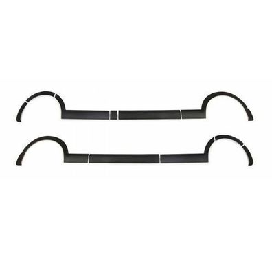Radlaufschutz Kotflügel für VW T5 2003-2015 1 L2 Langer RS ABS Schwarz 11tlg
