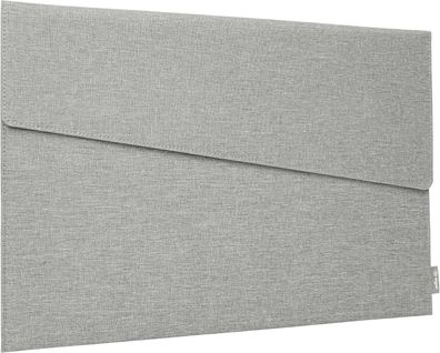 SIGEL BA502 Laptop Hülle 15,6 Zoll Slim Sleeve RPET Filz hellgrau