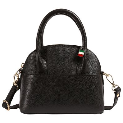 Florence Leder Tasche Damen Umhängetasche schwarz 20x8x16cm inklusive OTF814S