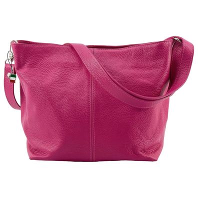 Florence Echtleder Tasche Damen fuchsia OTF829P