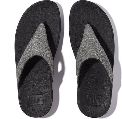 FitFlop Damen Flip Flops Lulu Shimmerlux Toe-Post Sandals FZ7