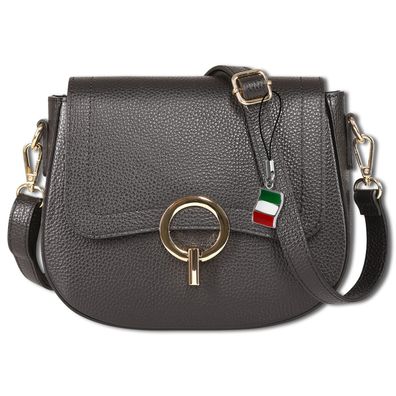 Florence Leder Tasche Damen Umhängetasche schwarz 23x8x20cm inklusive OTF843S1
