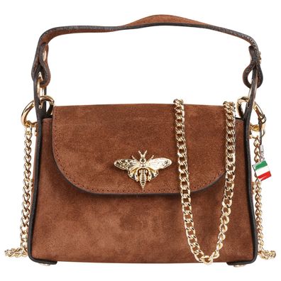 Florence Leder Tasche Damen Umhängetasche braun 19x65x14cm inklusive OTF844N4
