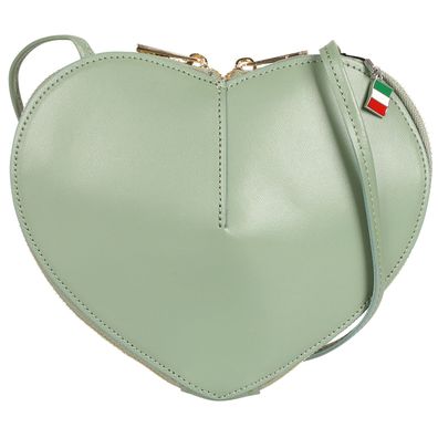 Florence Leder Tasche Damen Umhängetasche lindgrün 22x6x16cm inklusive OTF846L3