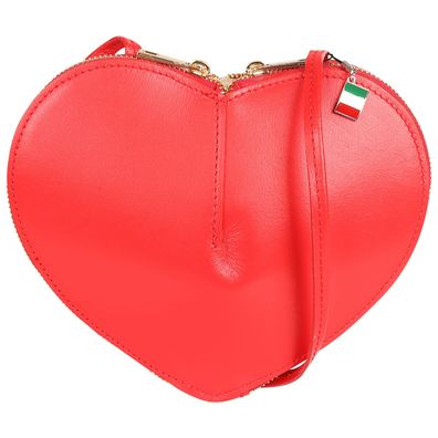 Florence Leder Tasche Damen Umhängetasche rot 22x6x16cm inklusive OTF846R3