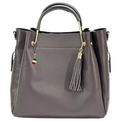 Florence Leder Tasche Damen Umhängetasche Handtasche braun 33x16x29cm OTF857N5