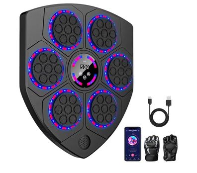 Music Boxing Machine mit Bluetooth und Boxhandschuhen Boxen