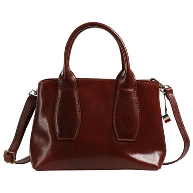 Florence Leder Tasche Damen Handtasche braun 27x11x18cm inklusive OTF883N5