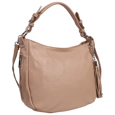 Toscanto Damen Schultertasche Shopper Leder Tasche rosa OTT134SA