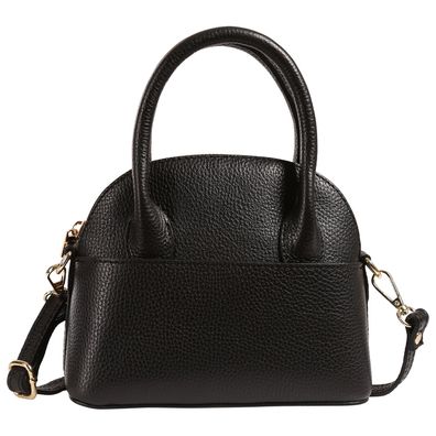 Toscanto Damen Umhängetasche Leder Tasche schwarz OTT814US