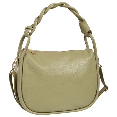 Toscanto Damen Handtasche Leder Tasche hellgrün OTT852HL2